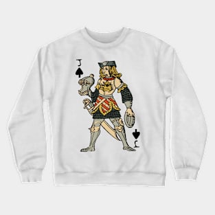 Character of Playing Cards Jack of Spades Crewneck Sweatshirt